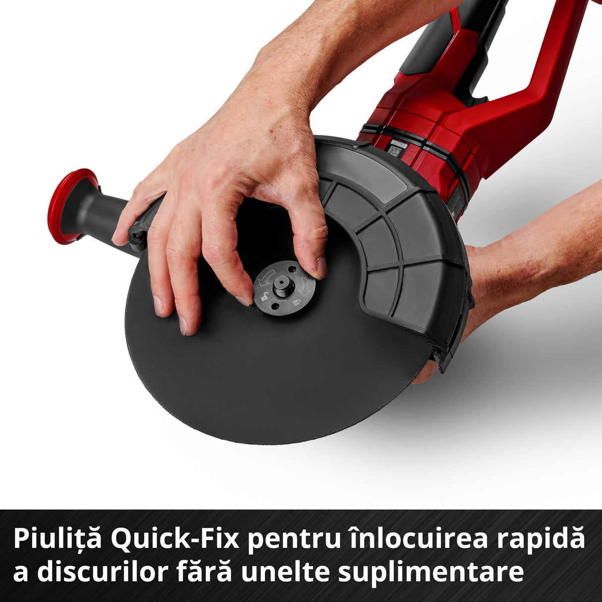 Polizor unghiular pe acumulator Einhell Professional AXXIO 36/230 Q Power X-Change, 36 V, 2200 W, adancime maxima de taiere 70 mm, 6.600 rpm, motor fara perii, livrat fara acumulator, incarcator si disc de taiere