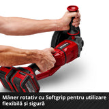 Polizor unghiular pe acumulator Einhell Professional AXXIO 36/230 Q Power X-Change, 36 V, 2200 W, adancime maxima de taiere 70 mm, 6.600 rpm, motor fara perii, livrat fara acumulator, incarcator si disc de taiere