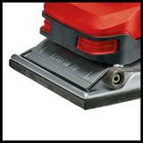 Slefuitor orbital pe acumulator Einhell TE-OS 18/230 Li Solo (electronica de viteza, micro-arici, placa de baza din aluminiu, sac de colectare a prafului, incl. 3x smirghel, fara acumulator sau incarcator