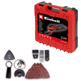 Einhell TE-MG 350 EQ multifunkciós szerszám, 350 W, rezgési sebesség 22 000 - 40 000 fordulat/perc, LED világítás, gyorszár, táskával és tartozékokkal