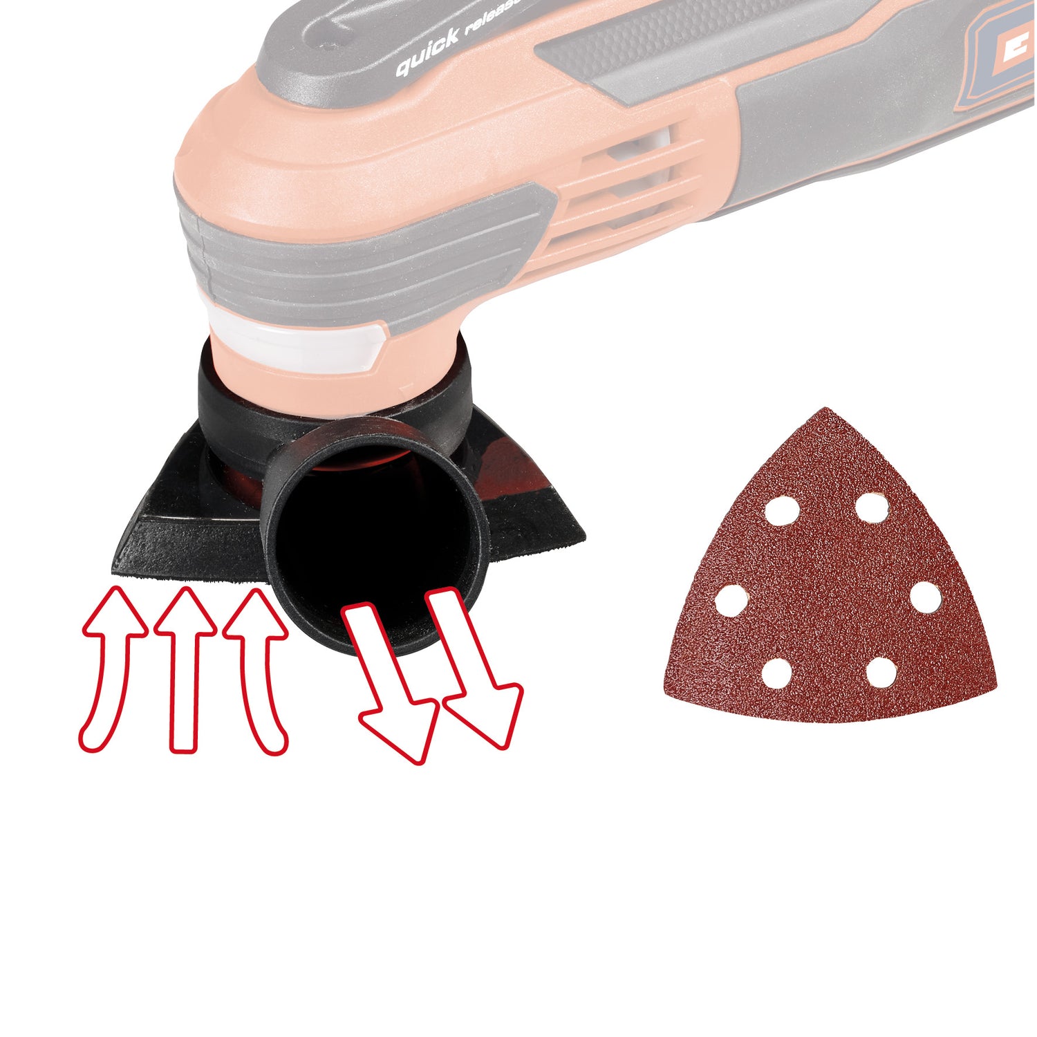 Unealta multifunctionala Einhell TE-MG 350 EQ, 350 W, rata de vibratii 22.000 pana la 40.000 rpm, lumina LED, blocare rapida, incl. geanta si accesorii