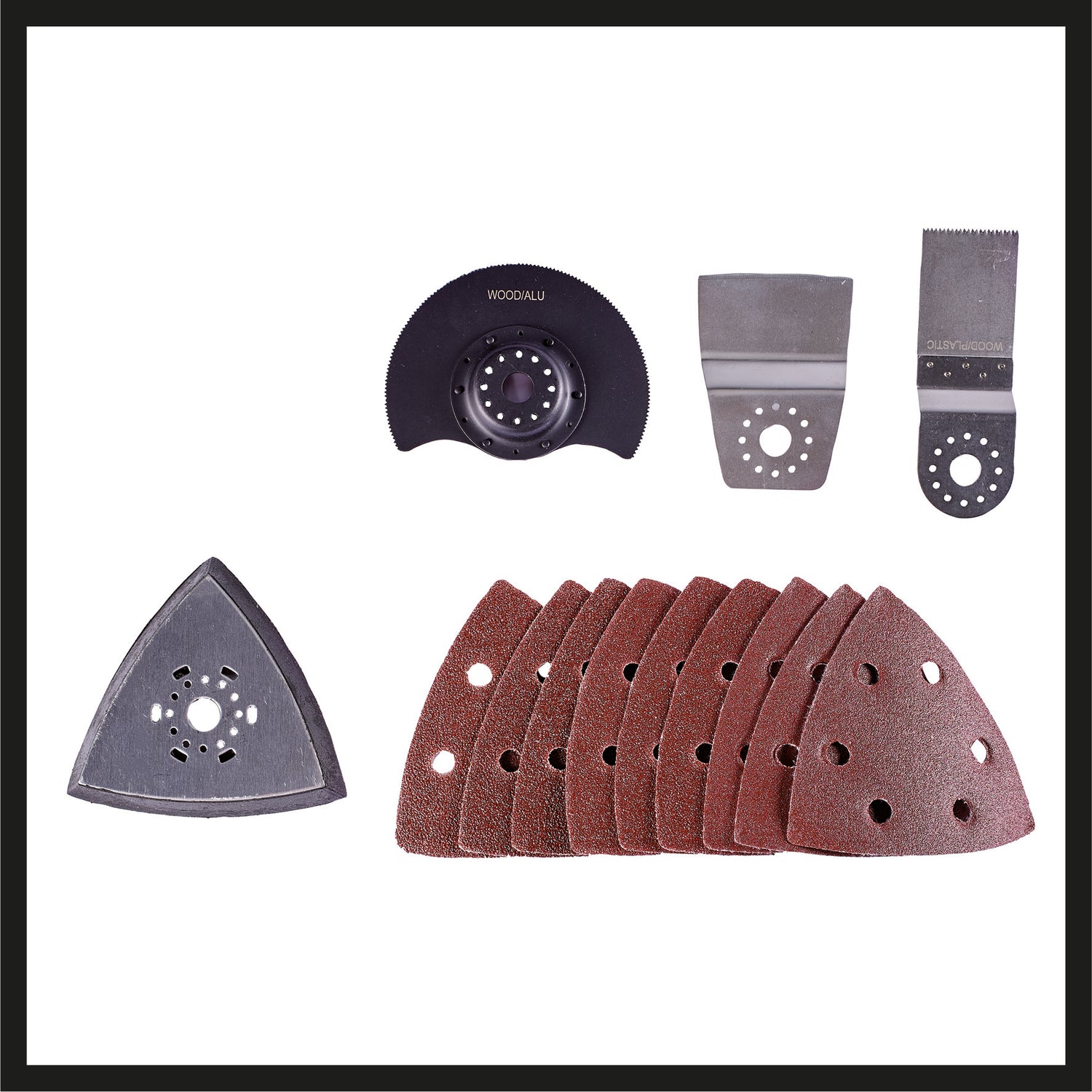 Unealta multifunctionala electrica pe acumulator Einhell TC-MG 18 Li-Solo Power X-Change (18 V, litiu-ion, fixare magnetica a sculei, electronica de viteza, inclusiv accesorii, fara acumulator sau incarcator