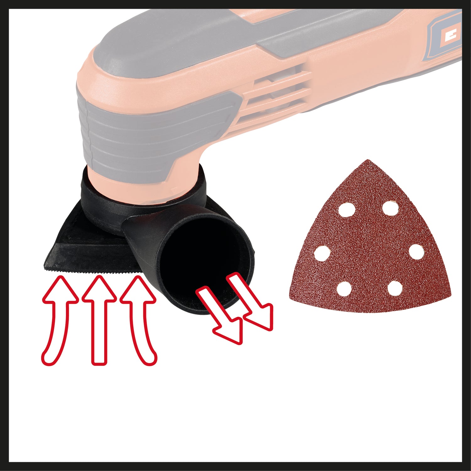 Unealta multifunctionala Einhell TC-MG 250 CE, 250 W, rata de vibratii 22.000 pana la 40.000 rpm, adaptor magnetic pentru scule, electronica de viteza, incl. accesorii