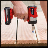 Einhell TE-CI 18/1 Li-Solo Power X-Change akkus ütvecsavarozó, Li-ion, 18V, 0-2300 ford./perc, erős maximális nyomaték 140 Nm, elektronikus fordulatszám-szabályozás, akkumulátor és töltő nélkül