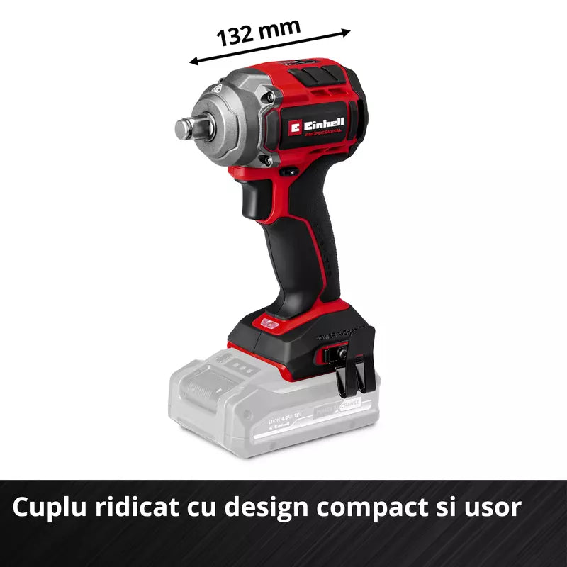 Surubelnita cu impact fara fir Einhell TP-CW 18/350-C Li BL-Solo PXC,18 V, 350 Nm, Auto-Stop, Brushless, fara acumulator - imagine 11