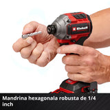 Surubelnita cu impact fara fir Einhell TP-CI 18/250-C Li BL-Solo PXC,18 V, 250 Nm, Brushless, hexagon 1/4", LED, fara acumulator - imagine 8