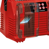 Eredeti Einhell Power X-Quattrocharger 4A Power X-Change akkumulátortöltő, Li-ion, 18 V, 2x2 akkumulátor egyidejű töltése, akkumulátorfigyelés + intelligens töltéskezelés, LED állapotjelző 6 LED-del