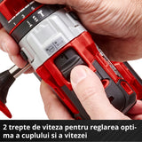 Einhell Professional TP-CD 18 Li-i BL Solo Power X-Change ütvefúró, 18 V, szénkefe nélküli motor, 60 Nm, 2 sebességfokozat, 13 mm-es fém tokmány, LED lámpa, akkumulátor nélkül