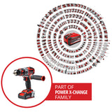 Einhell Professional TP-CD 18 Li-i BL Kit Power X-Change akkus ütvefúró-csavarozó, 18 V, szénkefe nélküli motor, 2 db 2,0 Ah PXC akkumulátorral és töltővel