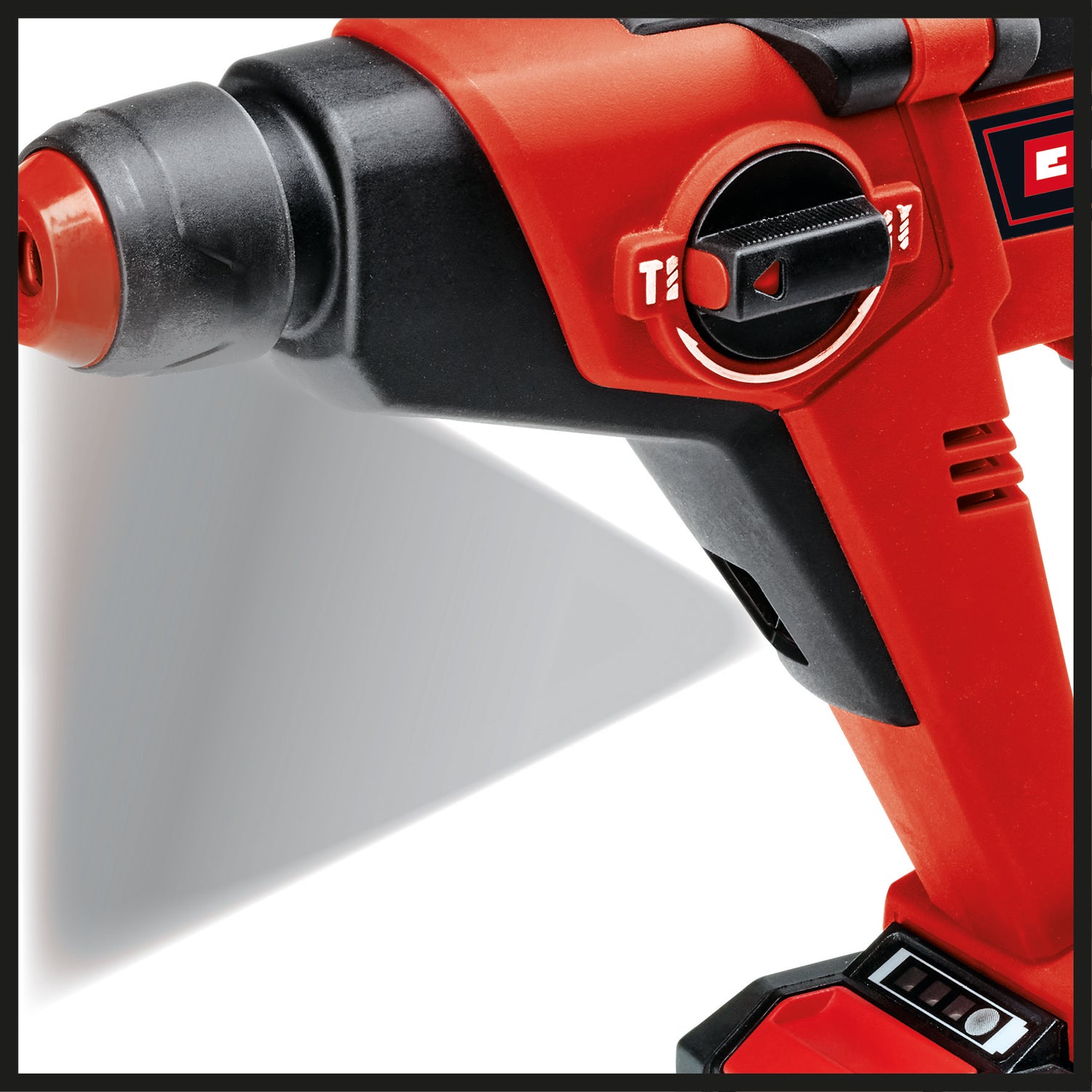 Einhell TE-HD 18/12 Li-Solo Power X-Change akkus ütvefúró-csavarozó, lítium-ion akkumulátorral, 18 V, 1,3 J, fúrási kapacitás betonban 12 mm, SDS-plus tokmány, LED lámpa, akkumulátor és töltő nélkül