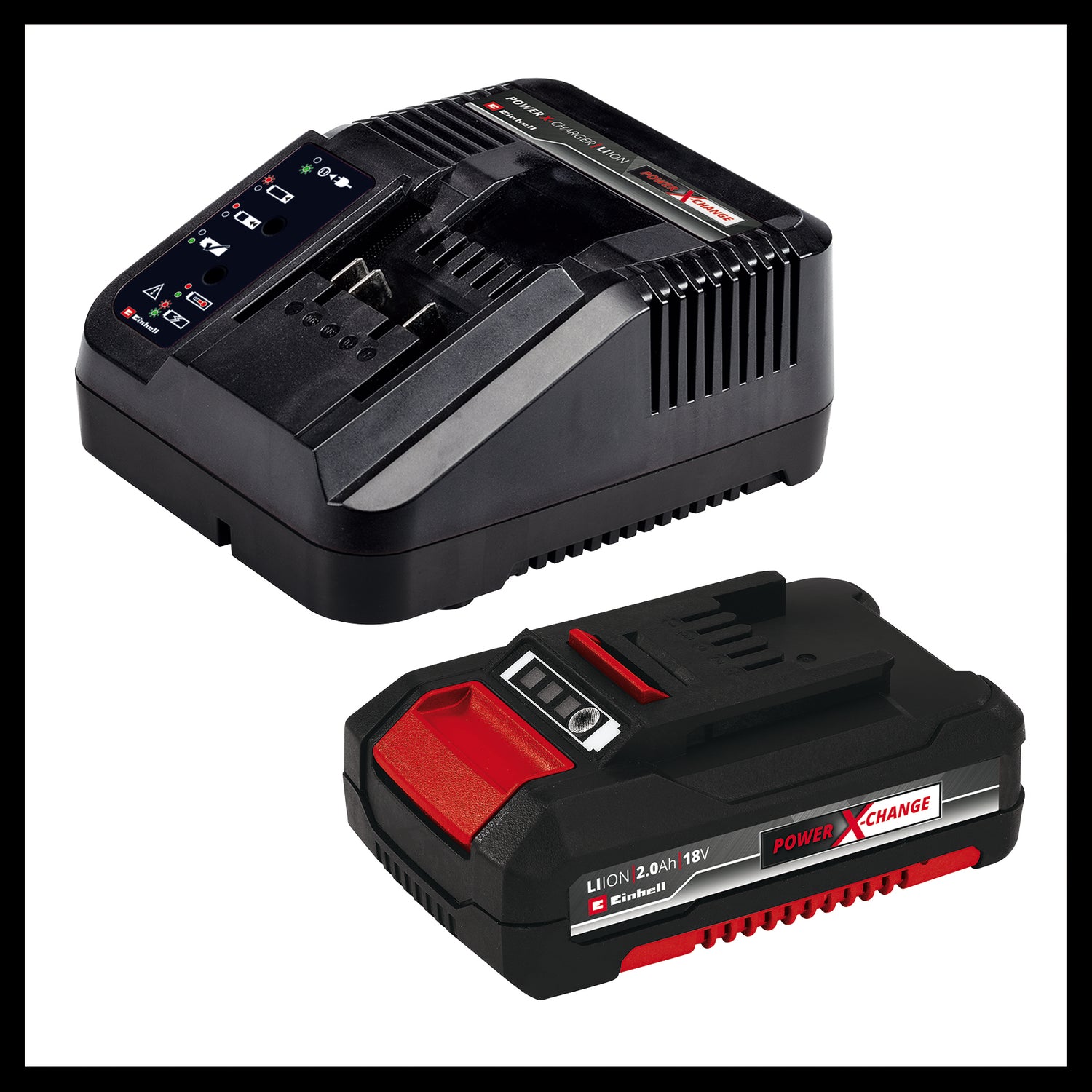 Masina de gaurit si insurubat (bormasina) pe acumulator Einhell TE-CD 18/45 3X-Li +22 1x2.0 Ah PXC, mandrina de gaurit detasabila, accesoriu unghiular, accesoriu excentric, set de biti cu 22 de piese, acumulator de 2.0 Ah, incarcator + cutie electronica