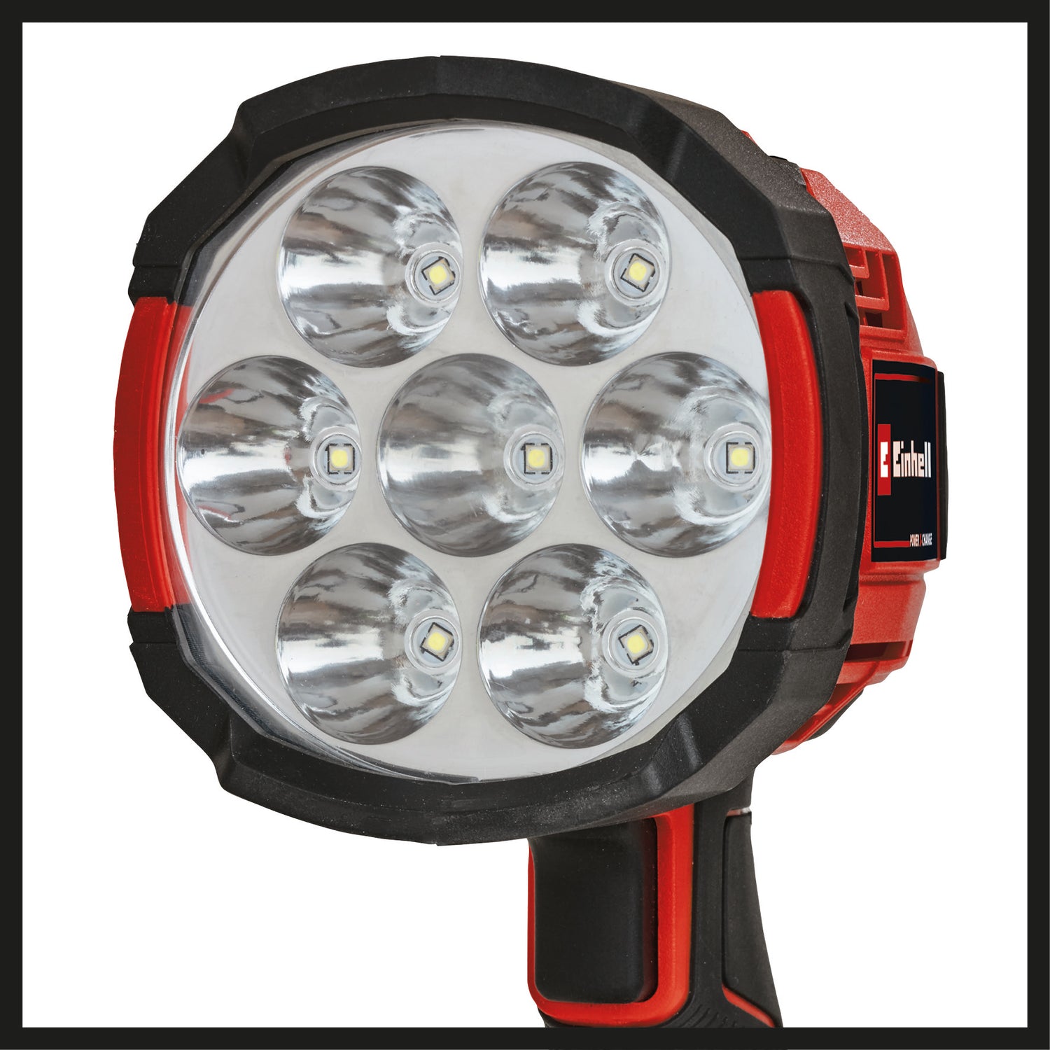 Lampa de lucru pe acumulator Einhell TE-CL 18/2500 LiAC-solo Power X-Change (li-ion, flux luminos de 2.500 lm de la 7 LED-uri, temperatura de culoare 6.500 K, filet pentru trepied, livrata fara acumulator sau incarcator