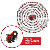 Einhell TE-DA 18/760 Li-Solo Power X-Change akkus lefolyótisztító (18 V, Li-ion, 7,6 m tisztítóspirál, 16–55 mm csőátmérőhöz alkalmas, akkumulátor és töltő nélkül szállítjuk)