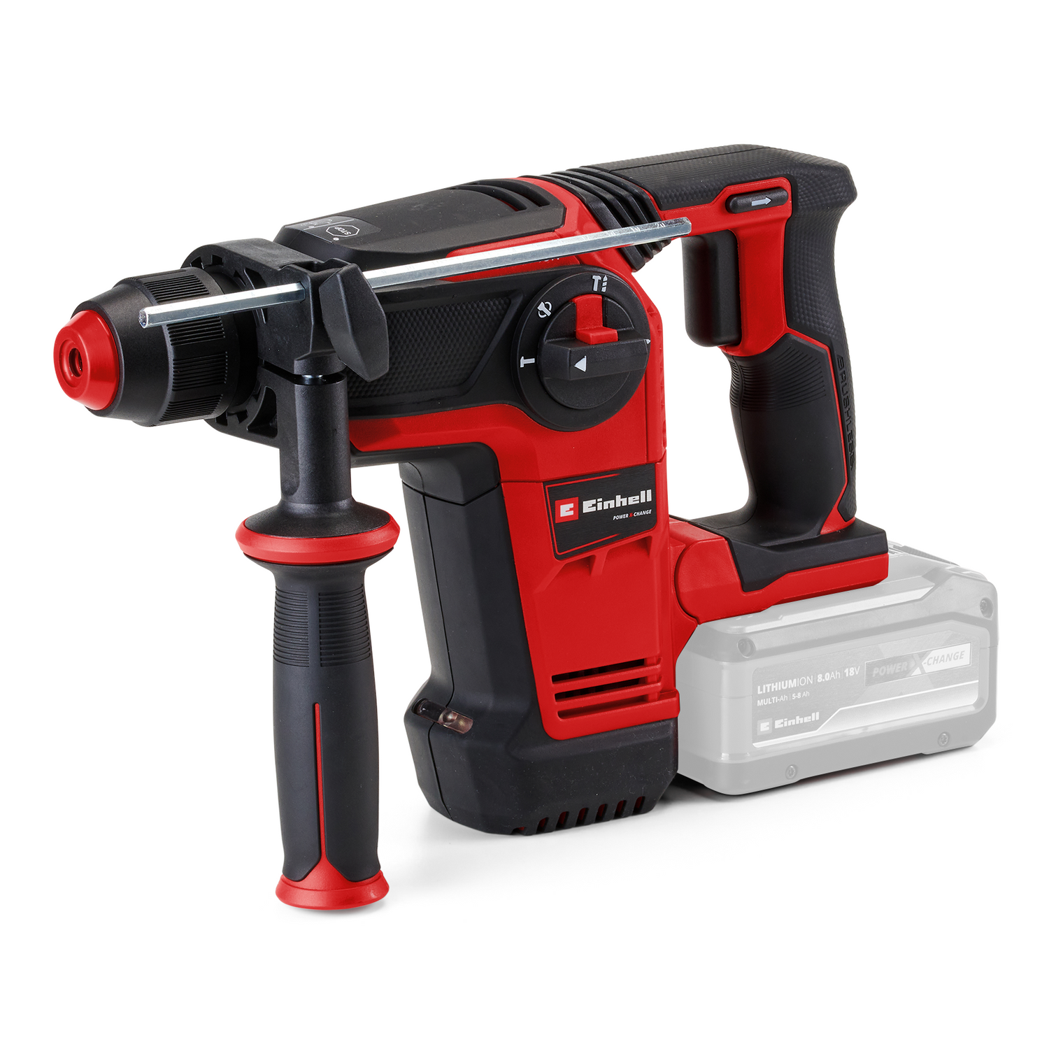 Einhell Professional TP-HD 18/26 Li BL-Solo Power X-Change akkus fúrókalapács, 18 V, szénkefe nélküli motor, 2,6 J, SDS-plus, pneumatikus ütvefúró, 4 funkció, táska, akkumulátor nélkül