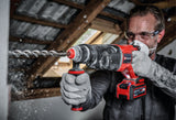 Ciocan rotopercutor fara fir Einhell Professional TP-HD 18/26 D Li BL-Solo Power X-Change (18 V, fara perii, 2.6 J, SDS-plus, mecanism de impact pneumatic, maner D, cutie, fara acumulator).