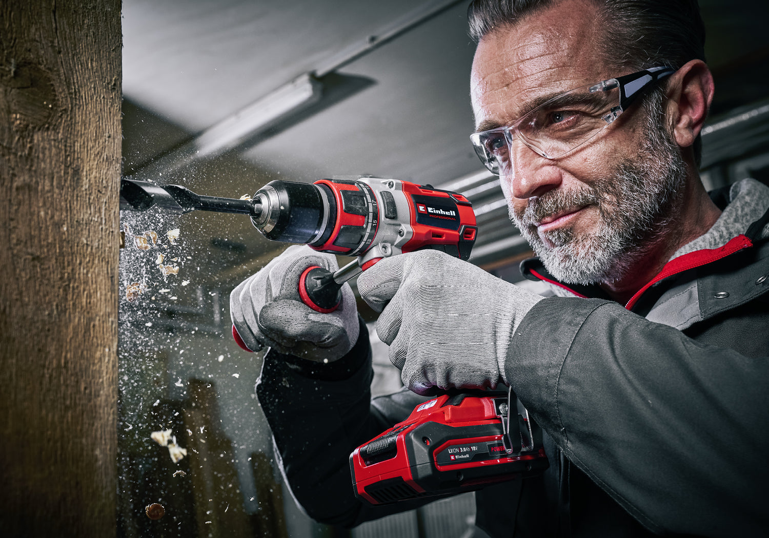 Einhell TP-CD 18/80 Li BL-Solo Power X-Change professzionális akkus fúró-csavarozó (18 V, kefe nélküli motor, 80 Nm, 13 mm-es tokmány, 2 sebességfokozat, 19 nyomatékszint, fúrási funkció, akkumulátor nélkül)