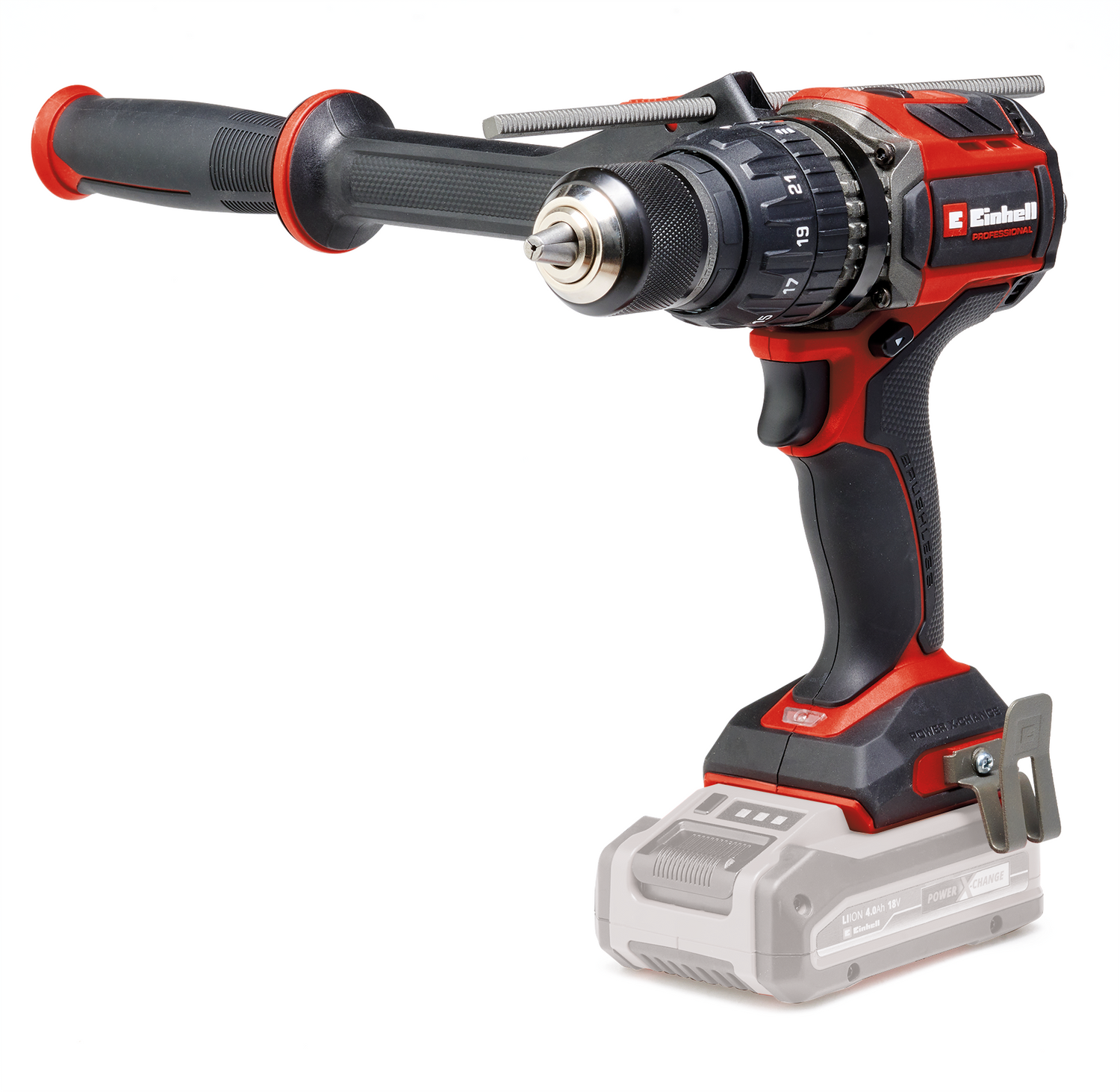 Einhell Professional TP-CD 18/120 Li-i BL-Solo Power X-Change akkus ütvefúró-csavarozó (18 V, szénkefe nélküli, 120 Nm, kalapácsfunkció, 13 mm-es tokmány, 2 sebességfokozat, akkumulátor nélkül)