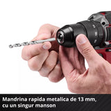 Masina de gaurit cu percutie pe acumulator Einhell Professional TP-CD 18/50-C Li-i BL - Solo Power X-Change,18 V, brushless, 50 Nm, anti-kickback, mandrina 13 mm, 2 viteze, fara baterie - imagine 10