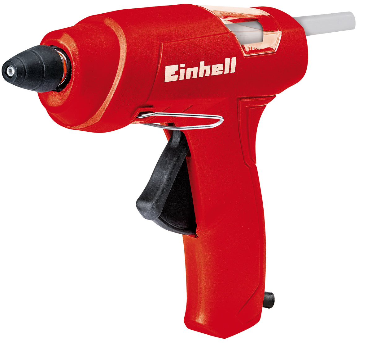 Einhell TC-GG 30 ragasztópisztoly, mechanikus adagolás, ablak, tartórúd, standard fúvókával, lapos fúvókával és hosszabbító fúvókával, 3 ragasztóstift