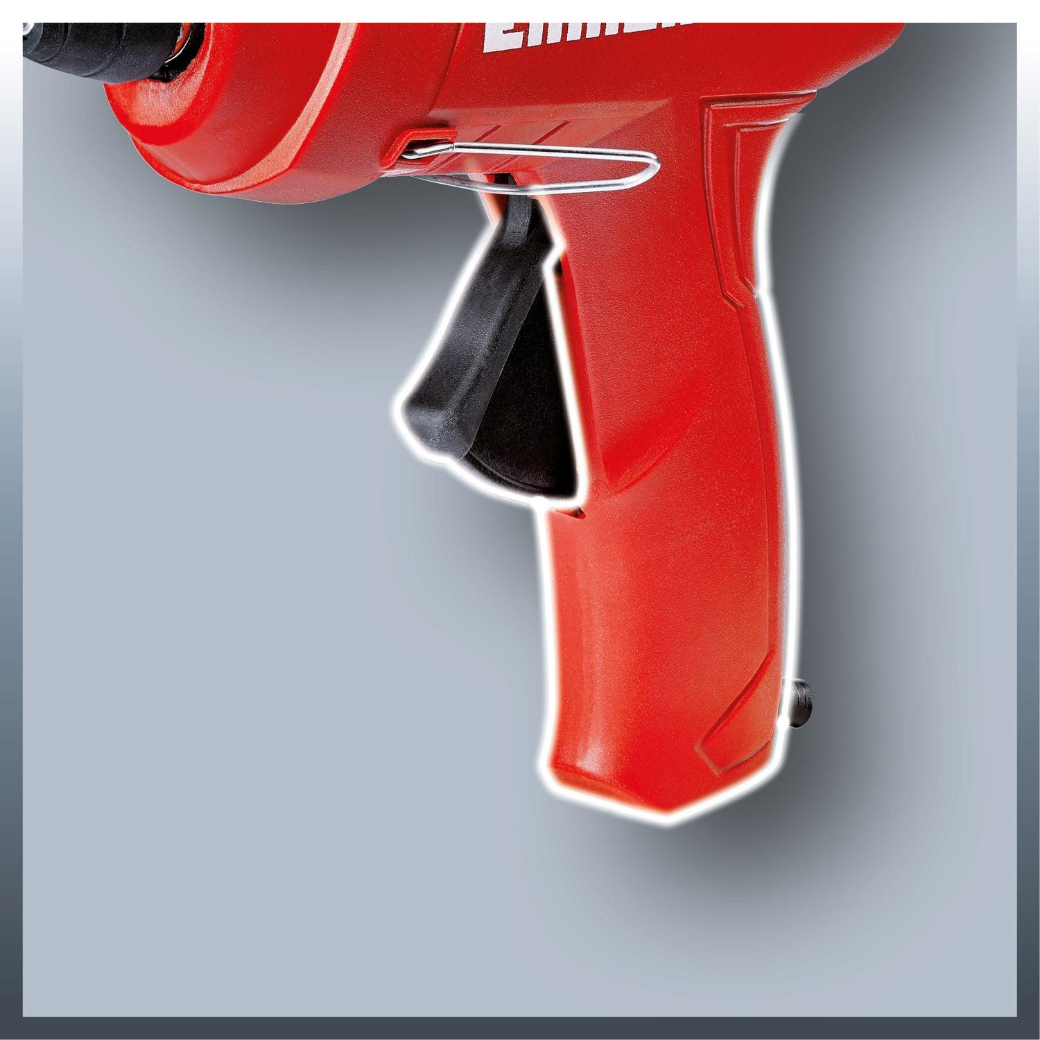 Pistol de lipit la cald Einhell TC-GG 30, alimentare mecanica, fereastra, bara de sustinere, incl. duza standard, duza plata si duza extensie, 3 batoane de lipit