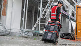 Einhell E-Case L SEALED,sistem E-Case, max. 120 kg, etans la praf si jet de apa, maner tip trolley, compatibil cu Half-size, extensibil, 44 x 40 x 36 cm - imagine 4