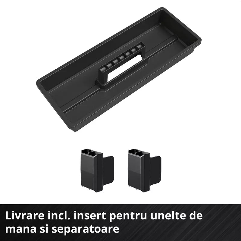 Einhell E-Case L SEALED,sistem E-Case, max. 120 kg, etans la praf si jet de apa, maner tip trolley, compatibil cu Half-size, extensibil, 44 x 40 x 36 cm - imagine 8
