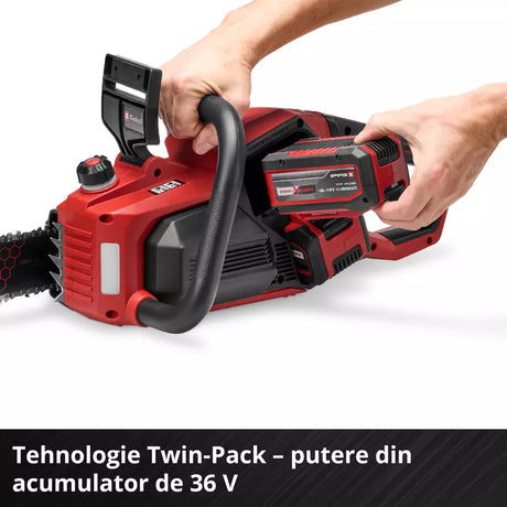 Drujba pe acumulator Einhell Professional GP-LC 36/40 Li BL-Solo,36 V, lungime taiere 38 cm, brushless, viteza lant 19 m/s, ungere automata lant, fara baterie - imagine 6