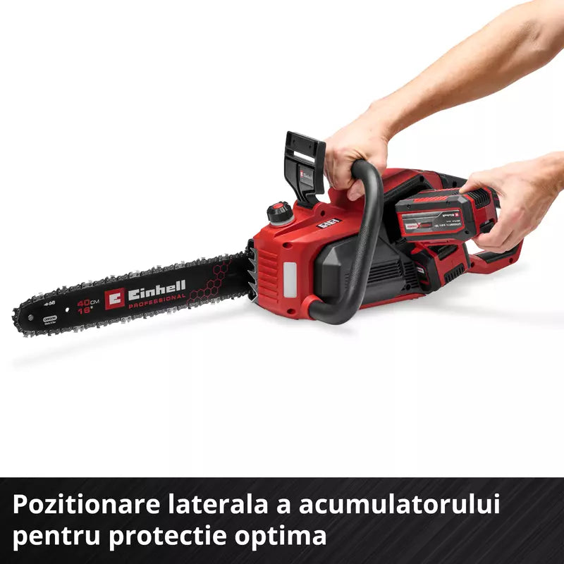 Drujba pe acumulator Einhell Professional GP-LC 36/40 Li BL-Solo,36 V, lungime taiere 38 cm, brushless, viteza lant 19 m/s, ungere automata lant, fara baterie - imagine 11