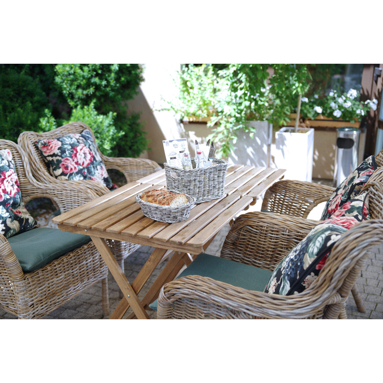 Cos impetit pentru tacamuri si olivera, negru, Hendi, Polipropilena, 260x180x(h)150 mm