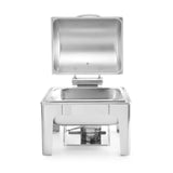 Chafing dish GN 1/2 finisaj tip oglinda, HENDI, Profi Line, 4L, 365x345x(H)345mm