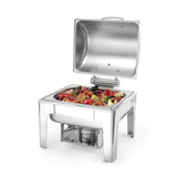 Chafing dish GN 1/2 finisaj tip oglinda, HENDI, Profi Line, 4L, 365x345x(H)345mm