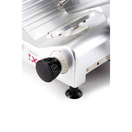 Feliator electric profesional, diametru lama taiere 25 cm, grosime reglabila 0-12 mm, Hendi Profi Line 250, corp aluminiu, 320 W