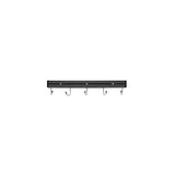 Suport magnetic pentru cutite, 60 cm, cu 6 carlige agatare, Hendi