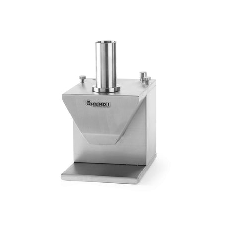 Taietor electric pentru carnati, inox, cu lama dubla si grosime taiere reglabila, 135W, Hendi, 230x185x(H)325 mm