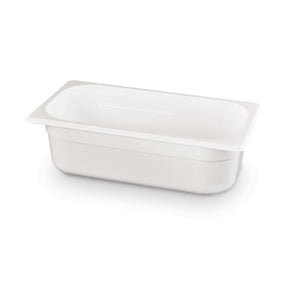 Tava profesionala Gastronorm 1/3 policarbonat alb, 4 litri, 100 mm inaltime, Hendi