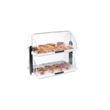 Display Hendi roll top 465x310x(H)410 mm, tava dubla, plastic SAN