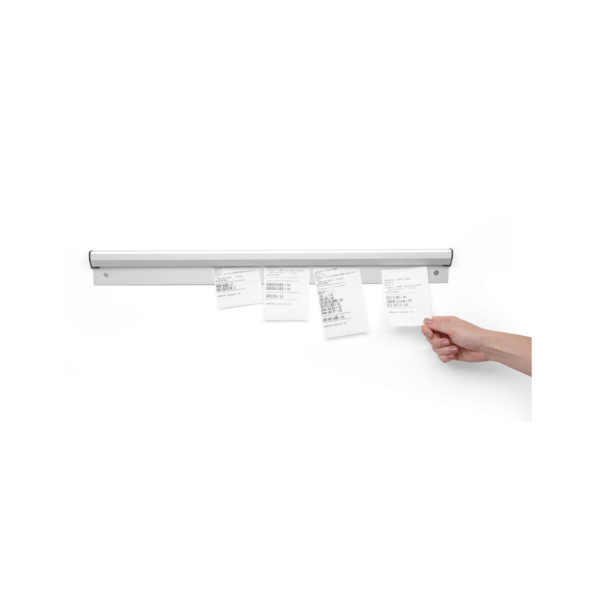 Bara suport pentru bonuri/ comenzi restaurant, 60 cm, aluminiu, Hendi