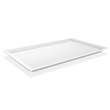 Tavă dreptunghiulară GN 1/2 melamină, albă 325x265x(H)30 Fine Dine
