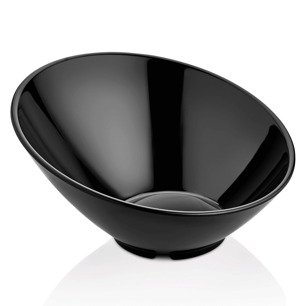 Bol înclinat din melamină, negru, 262x(h)138 mm Fine Dine