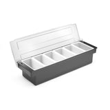Cutie pentru ingrediente Hendi, 6 recipiente  480x150x(H)100mm
