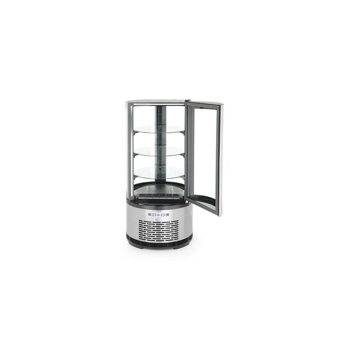 Vitrina frigorifica de prezentare interval temp. 2?/6?C, 460 W 360 l corp inox, ARKTIC by Hendi, 680x(H)1750, Clasa energetica C