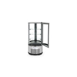 Vitrina frigorifica de prezentare interval temp. 2?/6?C, 460 W 360 l corp inox, ARKTIC by Hendi, 680x(H)1750, Clasa energetica C