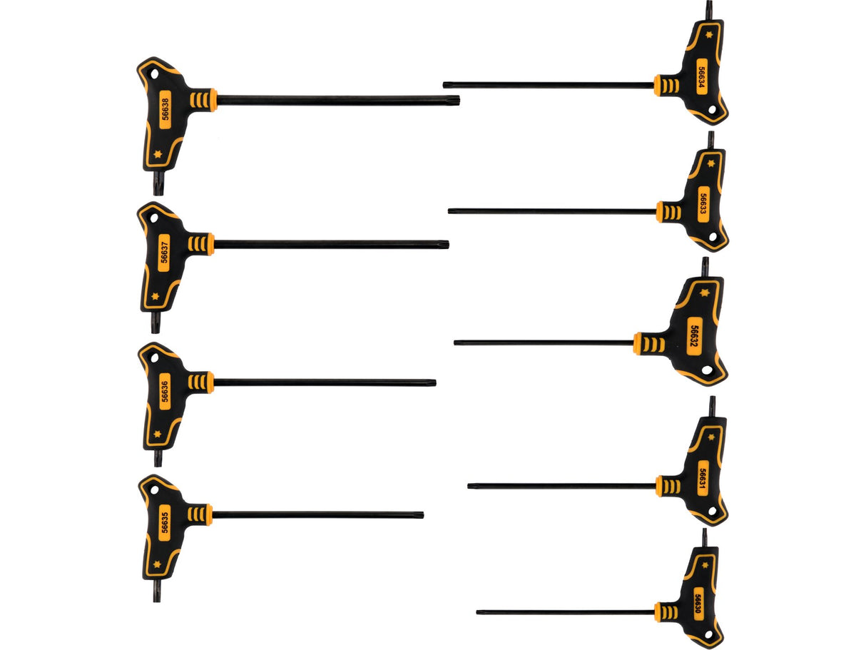 SET CHEI TORX VOREL 56639 CU MANER, 9 PIESE