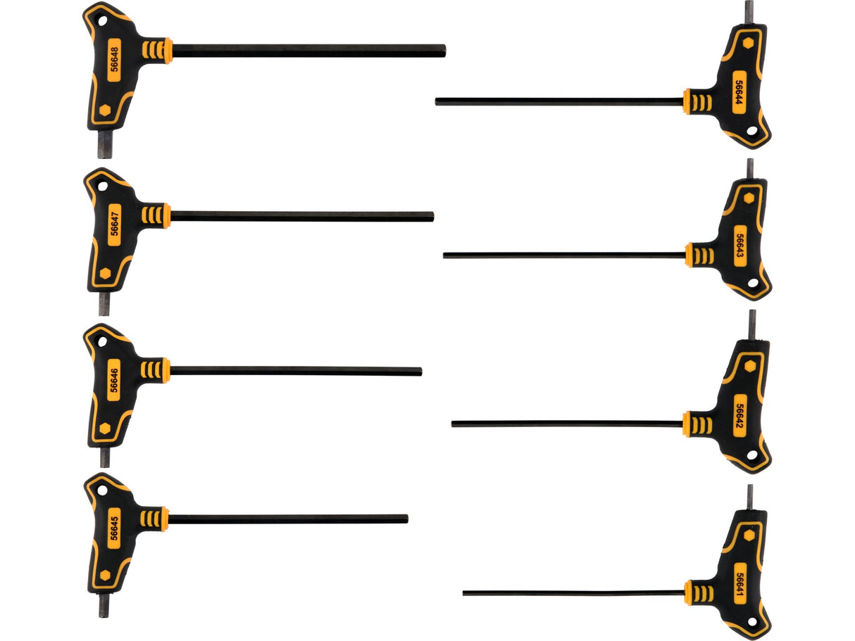 SET CHEI HEXAGONALE VOREL 56649 CU MANER, 8 PIESE