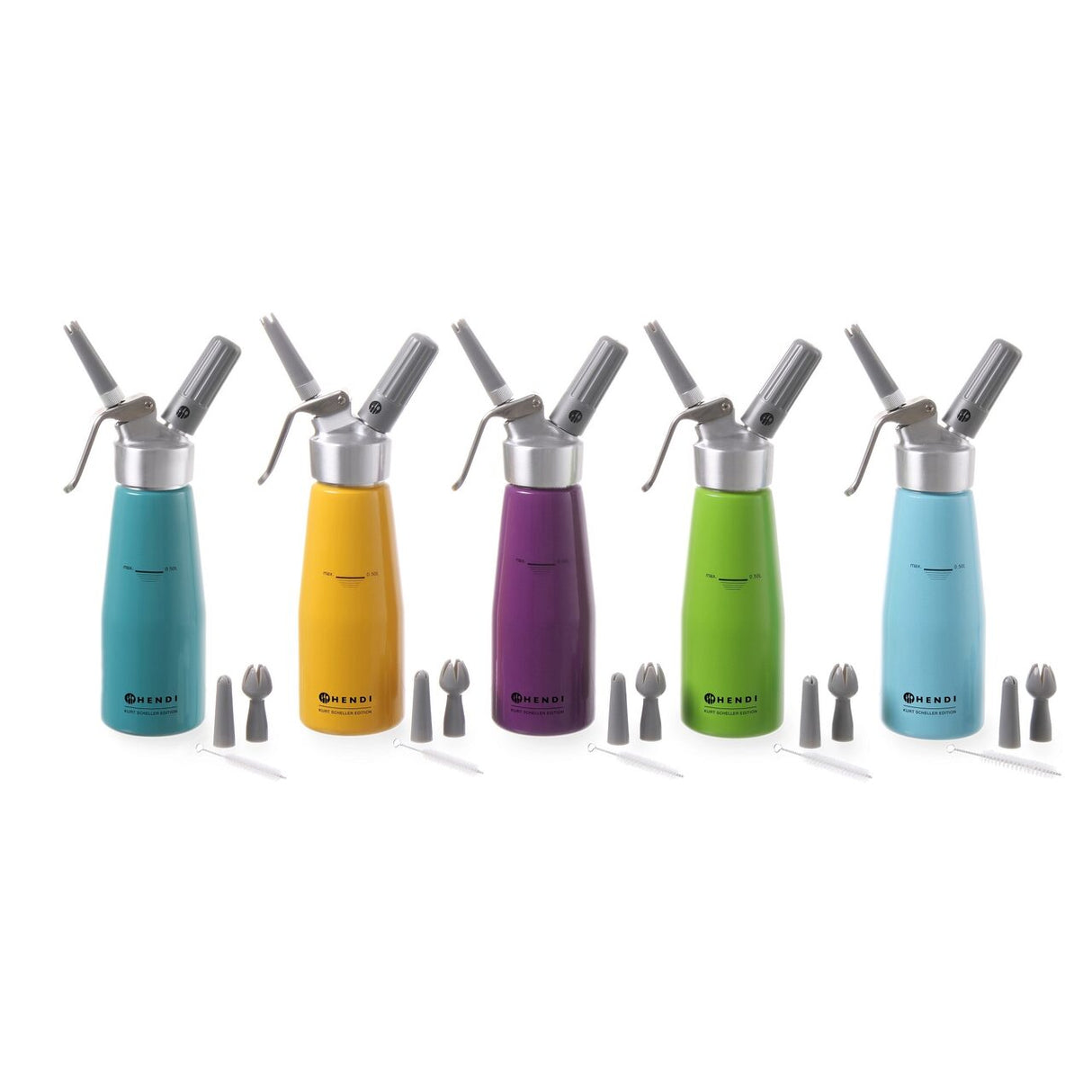 Aparat frisca aluminiu colectie KURT SCHELLER, galben, 0.5L