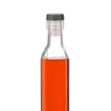 Dop cu capac negru, set de 6 buc.