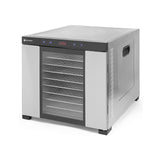 Deshidrator alimente Hendi Profi Line, 1000 W, 10 tavi, Temperatura reglabila 35-75?C, Gri