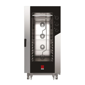 Cuptor cu aburi de convectie Millennial, Smart Bakery pentru cofetarie si panificatie, electric, carucior controlat electronic 16x 600x400 mm, 100/270 C, 400V/31000W, 930x1041x(H)1900mm