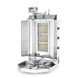 Kebab Grill Profi Line pe gaz , cu 3 arzatoare, dimensiune maxima rola carne 400x(H)510 mm, 470x550x(H)960, 9.75 KW, Inox, maxim 40 kg carne