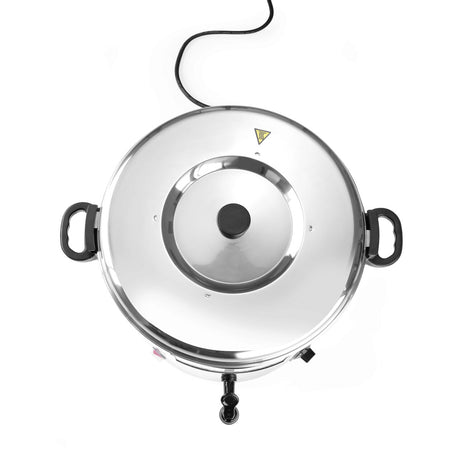 Boiler pentru bauturi fierbinti 30 lt, inox, termostat 0-100 gr C, 2200W, Hendi, 520x(H)500 mm, temperatura ajustabila de pana la 100 C, capac reversibil